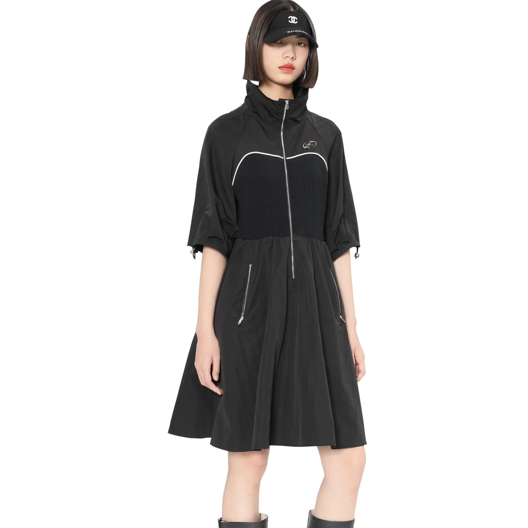 DNCY241螺纹显瘦女士时尚休闲夏季运动连衣裙DA41430169