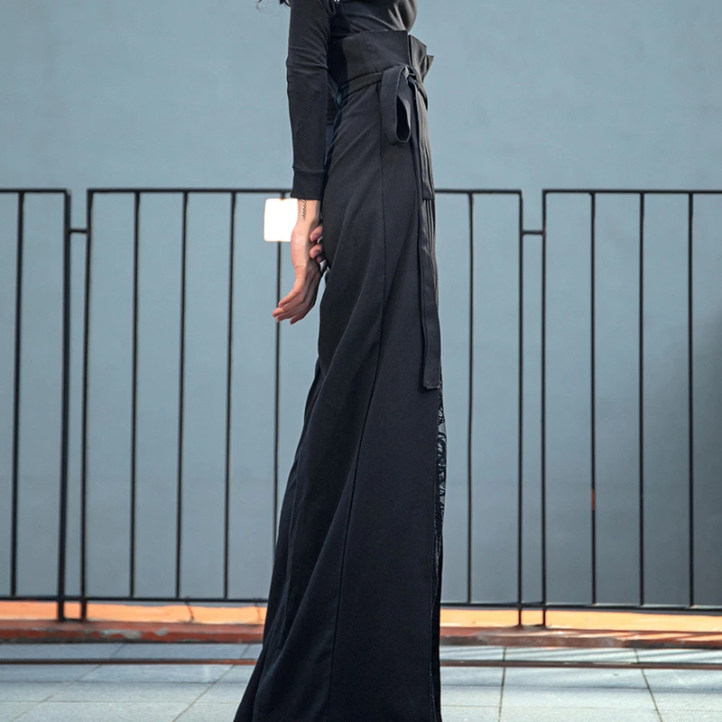 皇朝舞蹈摩登舞裤女高腰摩登舞裤交谊舞阔腿裤练功服裤子A2208