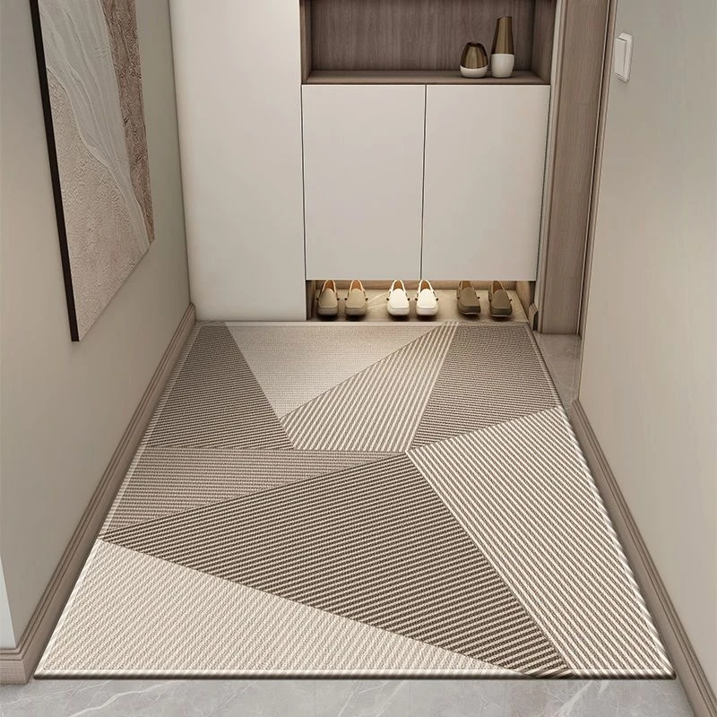 入户门地垫北欧轻奢玄关脚垫高端室内地毯门垫防滑家用卧室地毯
