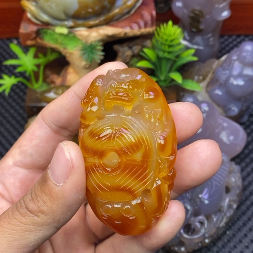 【闪购商品】玛瑙/玉髓手把未镶嵌长*