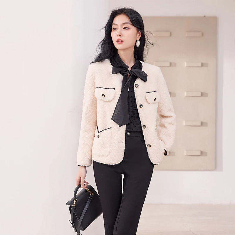 【李易行】1777短外套 香影小香风外套女2024年秋冬季新款