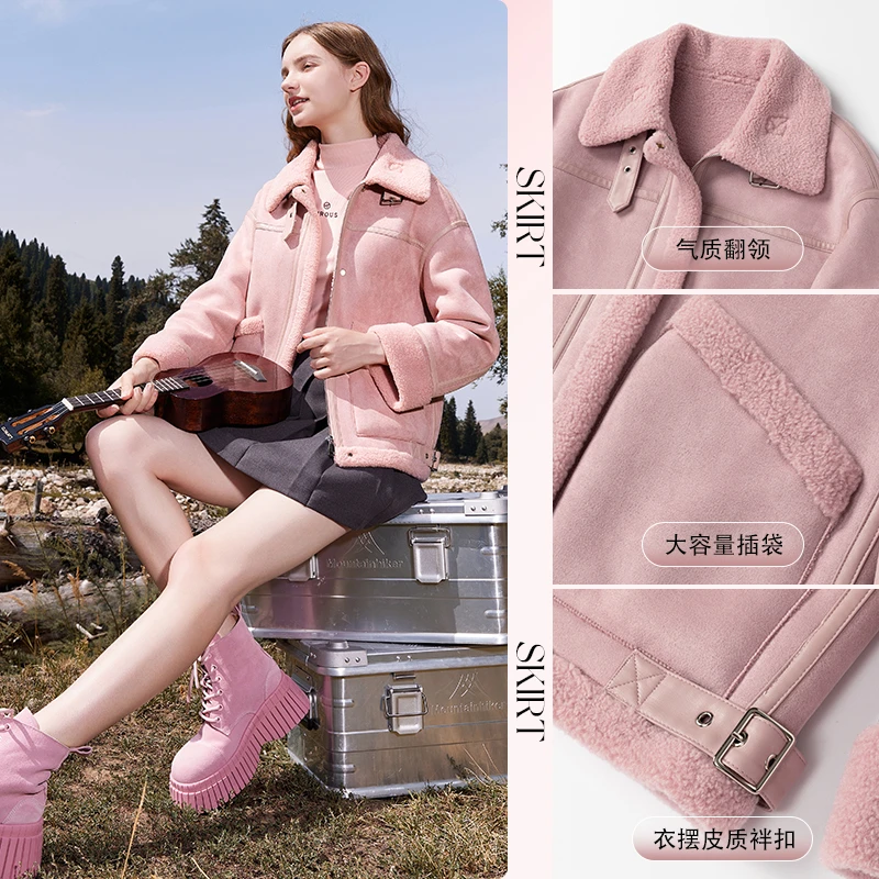 【丫头baby专属】W834021短外套 香影外套女短款2023冬装新款休闲