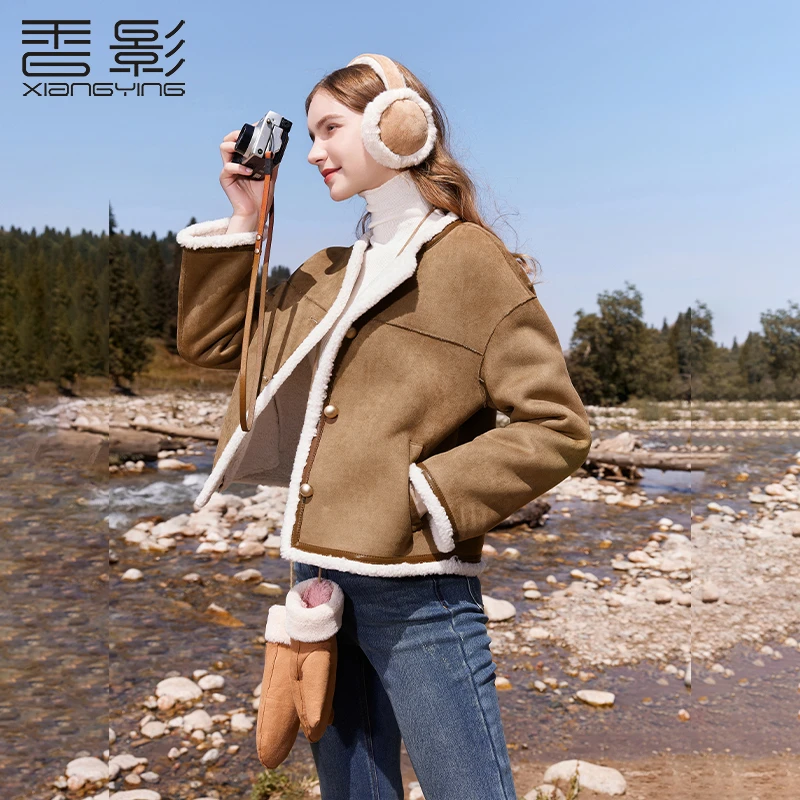 【金拐子专属】W834034短外套 香影外套女短款2023年冬装新款时