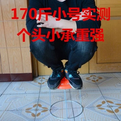 加厚钢筋凳子换鞋凳铁凳圆小凳子八孔收纳凳板凳桌凳坐席凳子家用