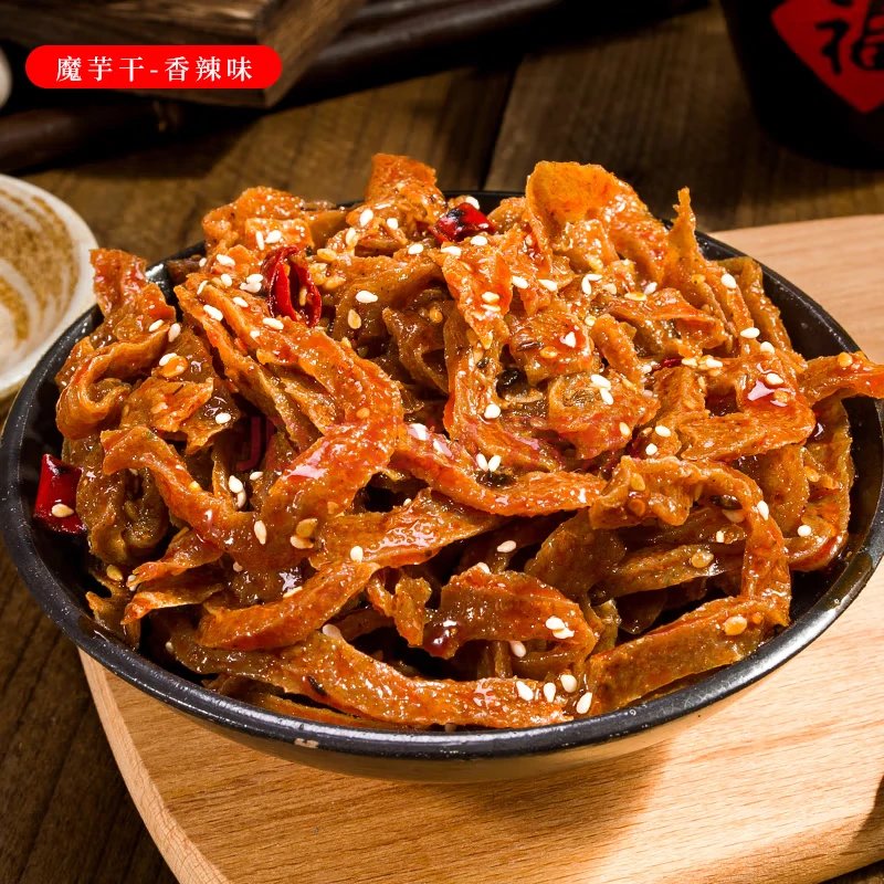 魔芋干110g老长沙魔芋干湖南特产麻辣素毛肚零食香辣解馋魔芋爽