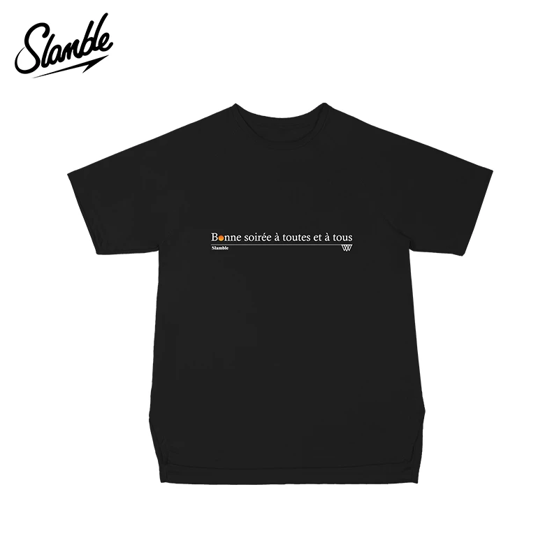 SLAMBLE夏季新款运动短袖t恤男速干投篮服圆领简约百搭跑步健身衣