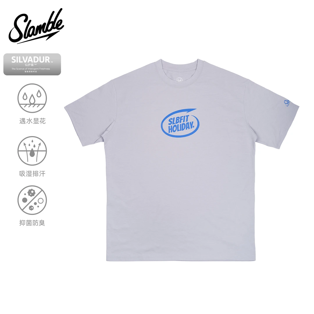 SLAMBLE短袖T恤仙护盾日常穿着运动户外休闲情侣夏季透气速干圆领