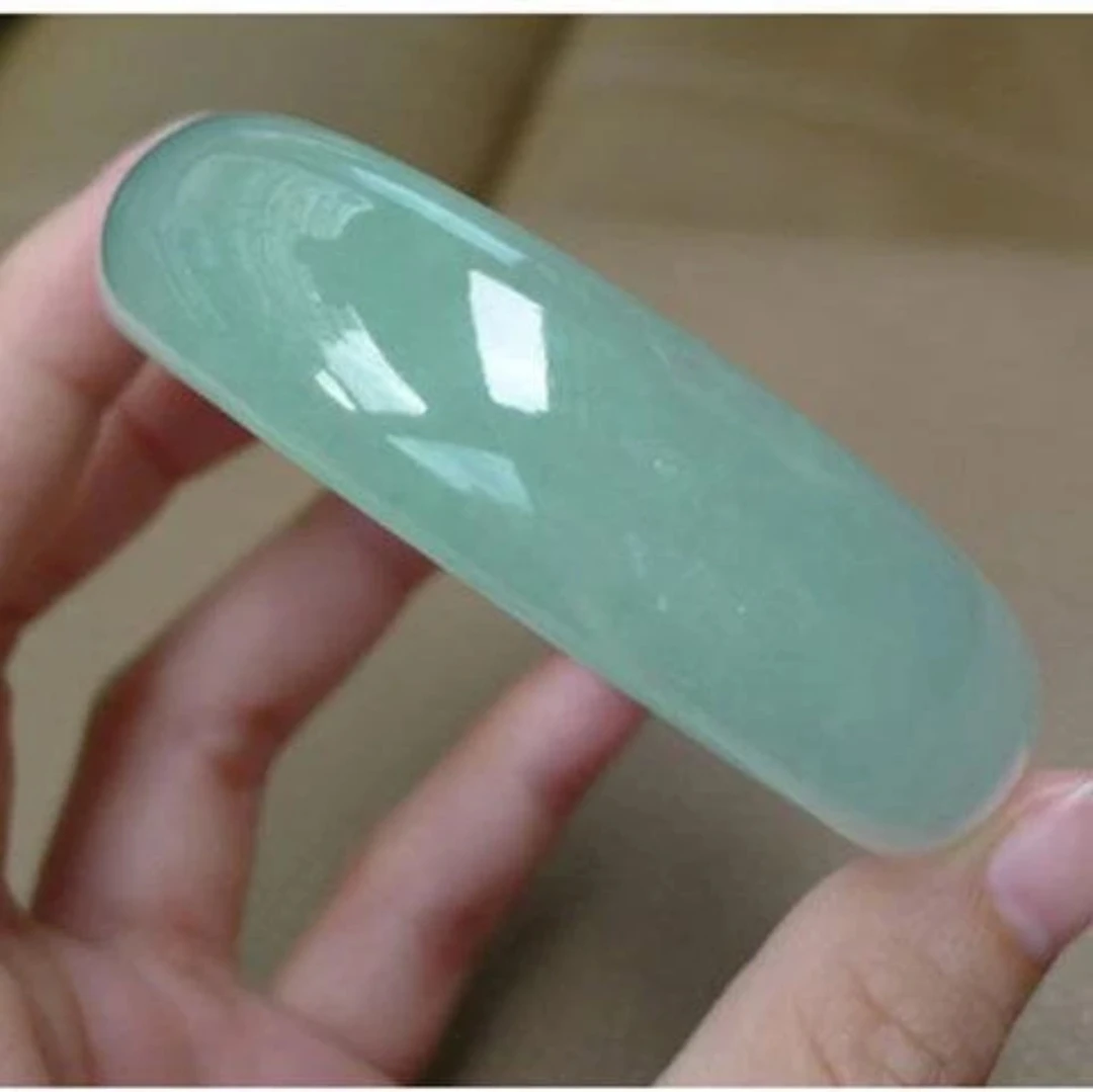 非金属布艺手镯 手镯玉石手镯女款妈妈绿色玉器镯子正宗礼品镯子