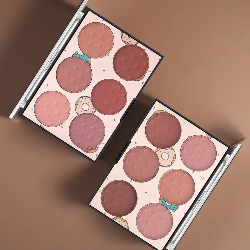 miss rose腮红盘推荐网红cos拉丁国标舞台妆6色腮红高级感腮红膏