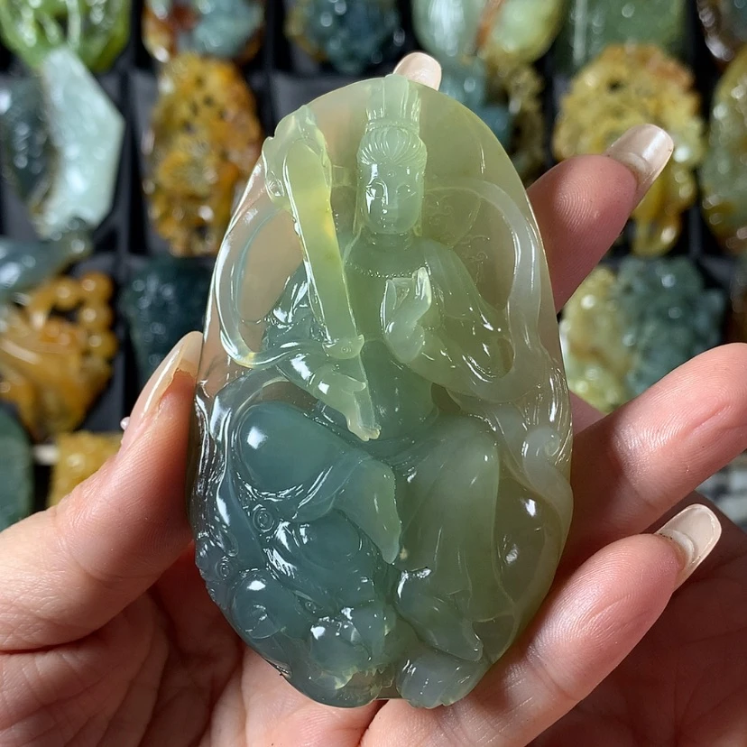 【闪购商品】岫玉颈饰未镶嵌?**灰