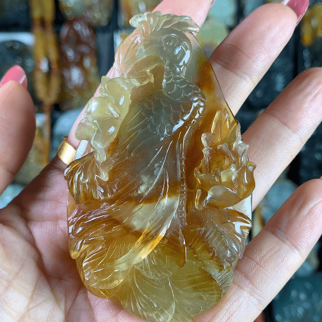 岫玉吊坠(赠链)未镶嵌
