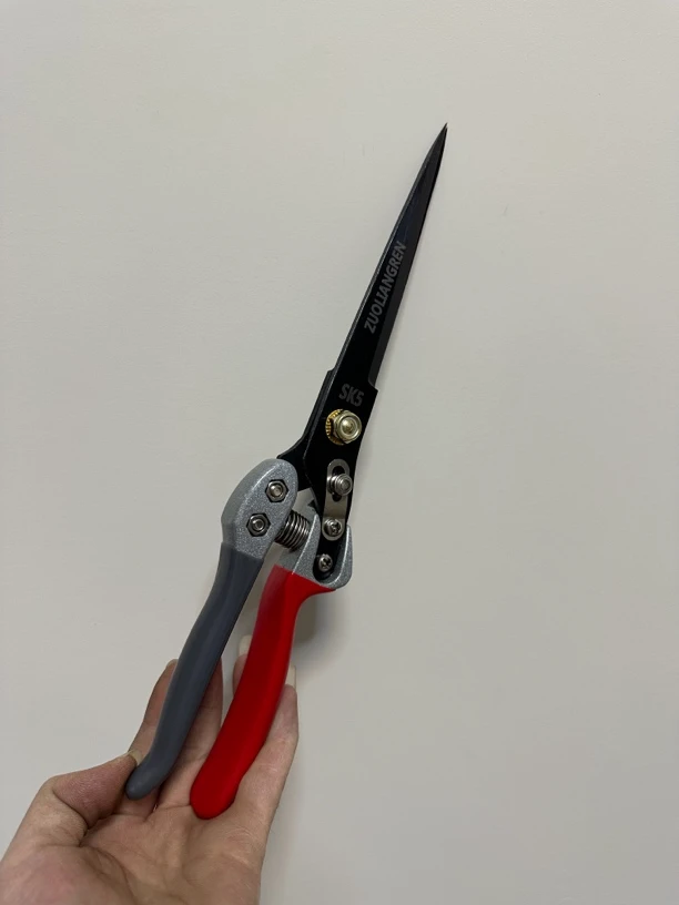 高端新款SK-5钢大号弹簧剪刀纯手工剪刀兔毛子手动剪刀羊毛剪