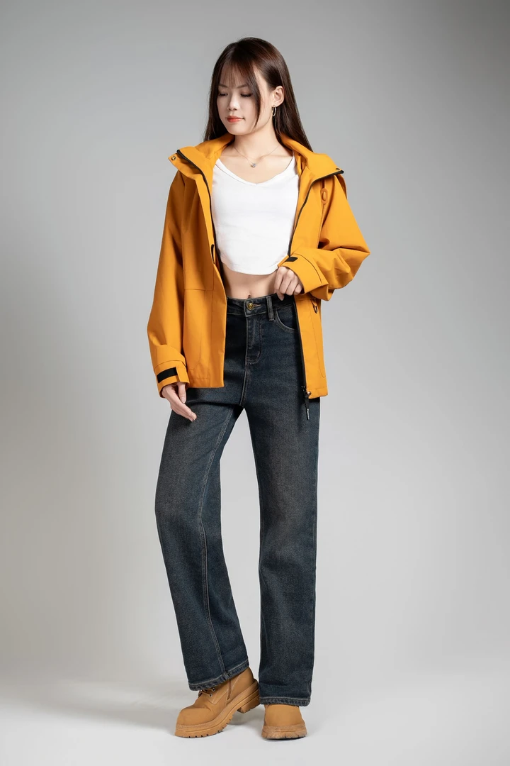 【遇见欧法】2024秋季新款阔腿牛仔裤宽松直筒裤显瘦牛仔裤