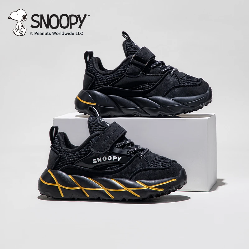 史努比童鞋儿童运动鞋2024秋季男童女童防滑跑步鞋小学生软底鞋子