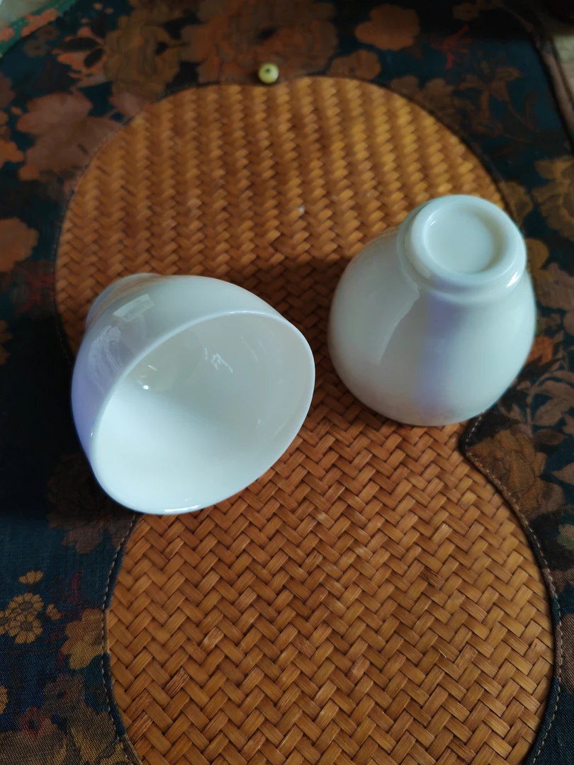 德化羊脂玉瓷主人杯陶瓷茶杯中式白瓷茶具容量60毫升家用品茗杯