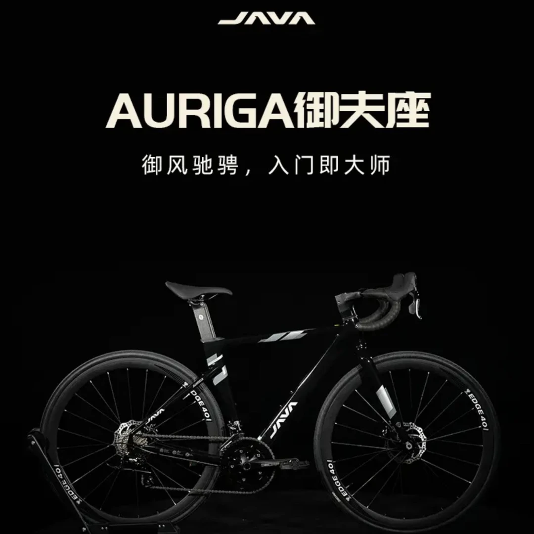 JAVA/佳沃AURIGA御夫座桶轴公路车油压碟刹18变速竞赛自行车改装