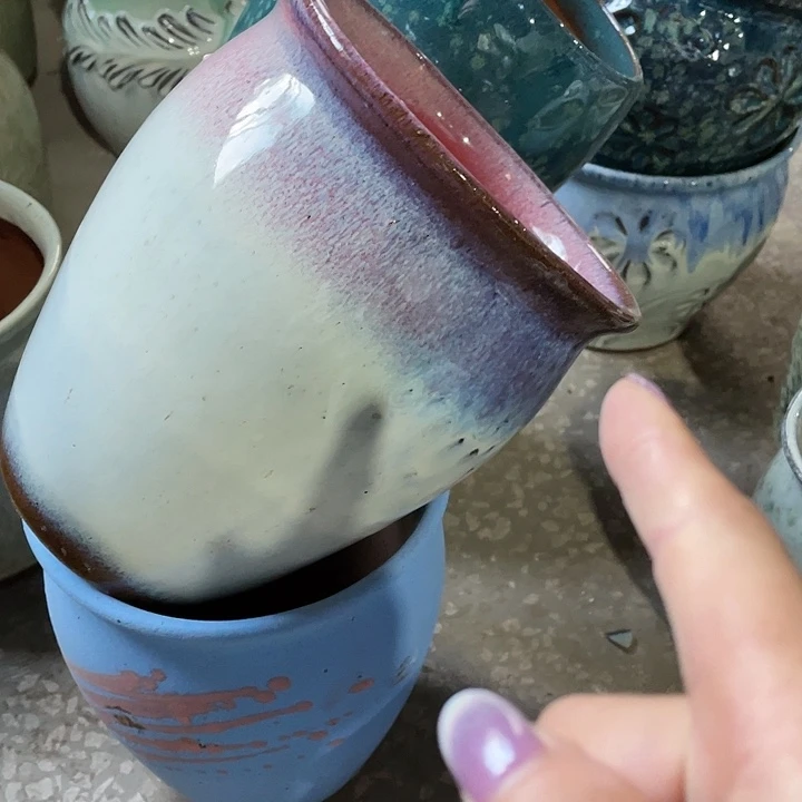 红陶瑕疵18/22两个