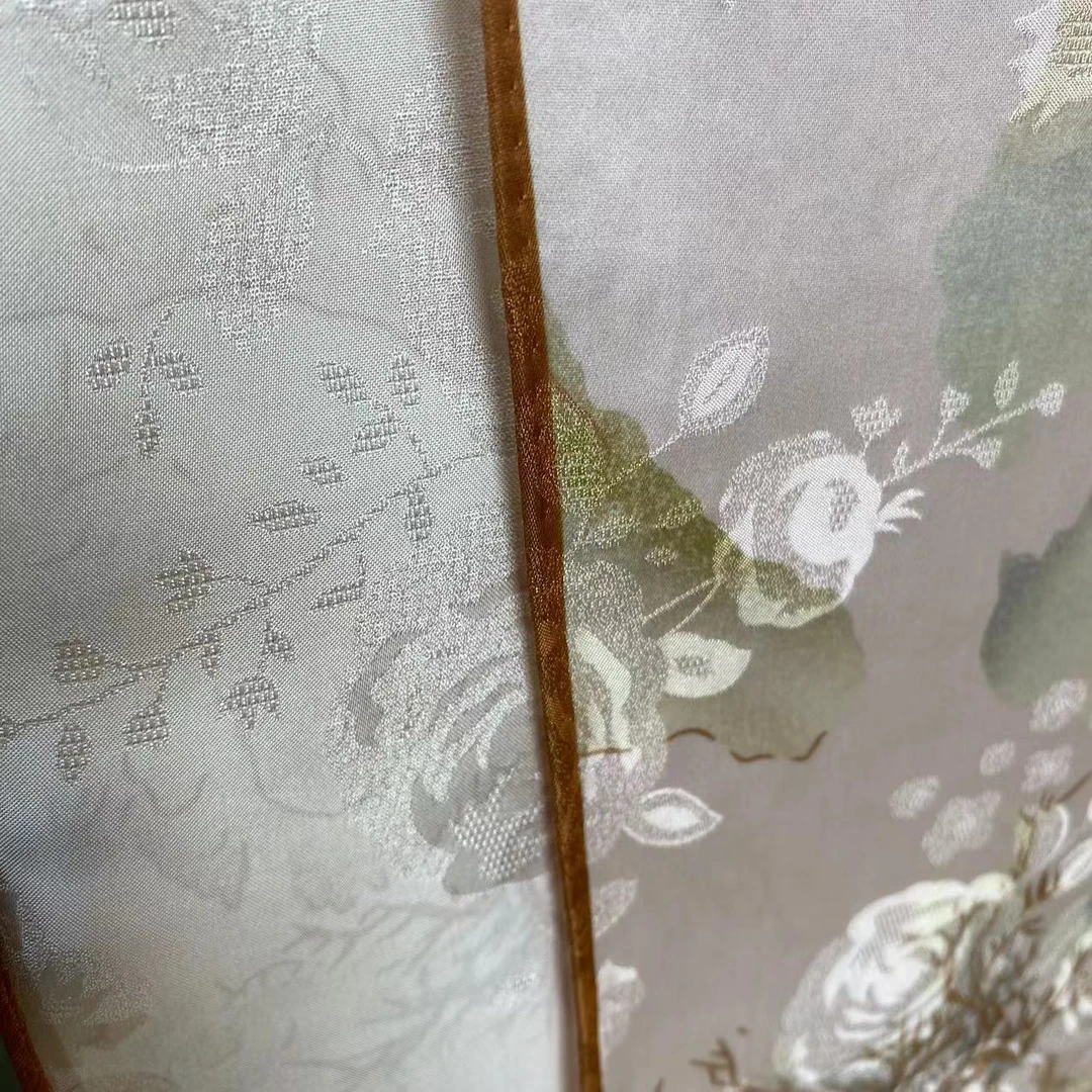 【松梢月】70*180重锻老料香云高货重磅国风提花高端百搭丝巾