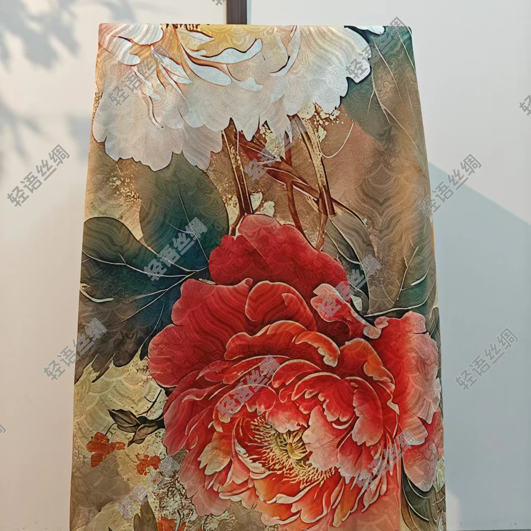 【青梧】新款重磅70*180香云珠光锻爆款国风提花高端百搭丝巾