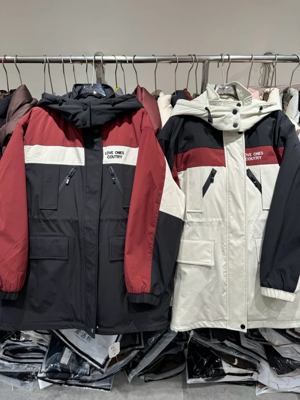 【酷姐大码女装】防风保暖大码派克棉服