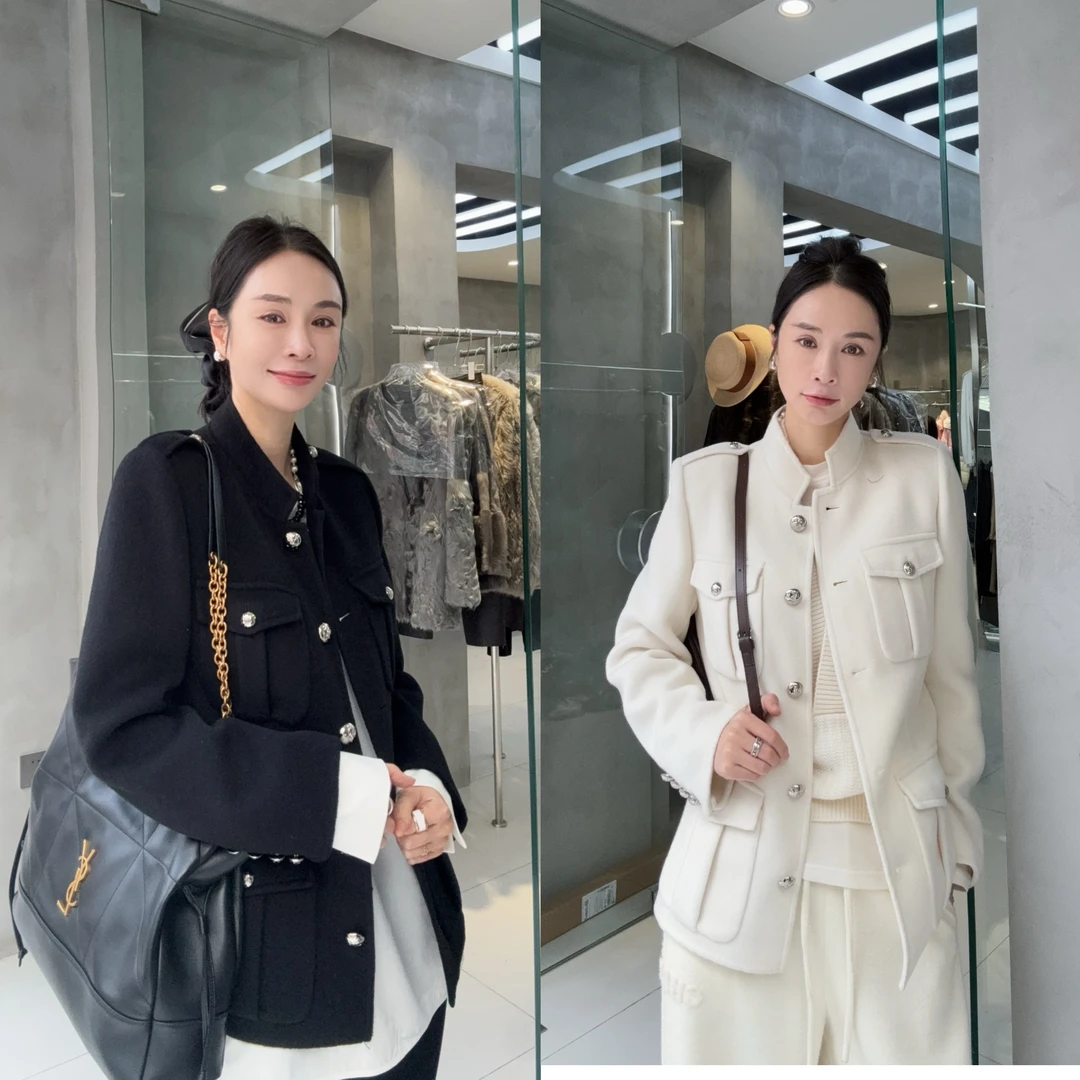 （小雨推荐）2025新款春秋冬季韩版简约时尚气质外套