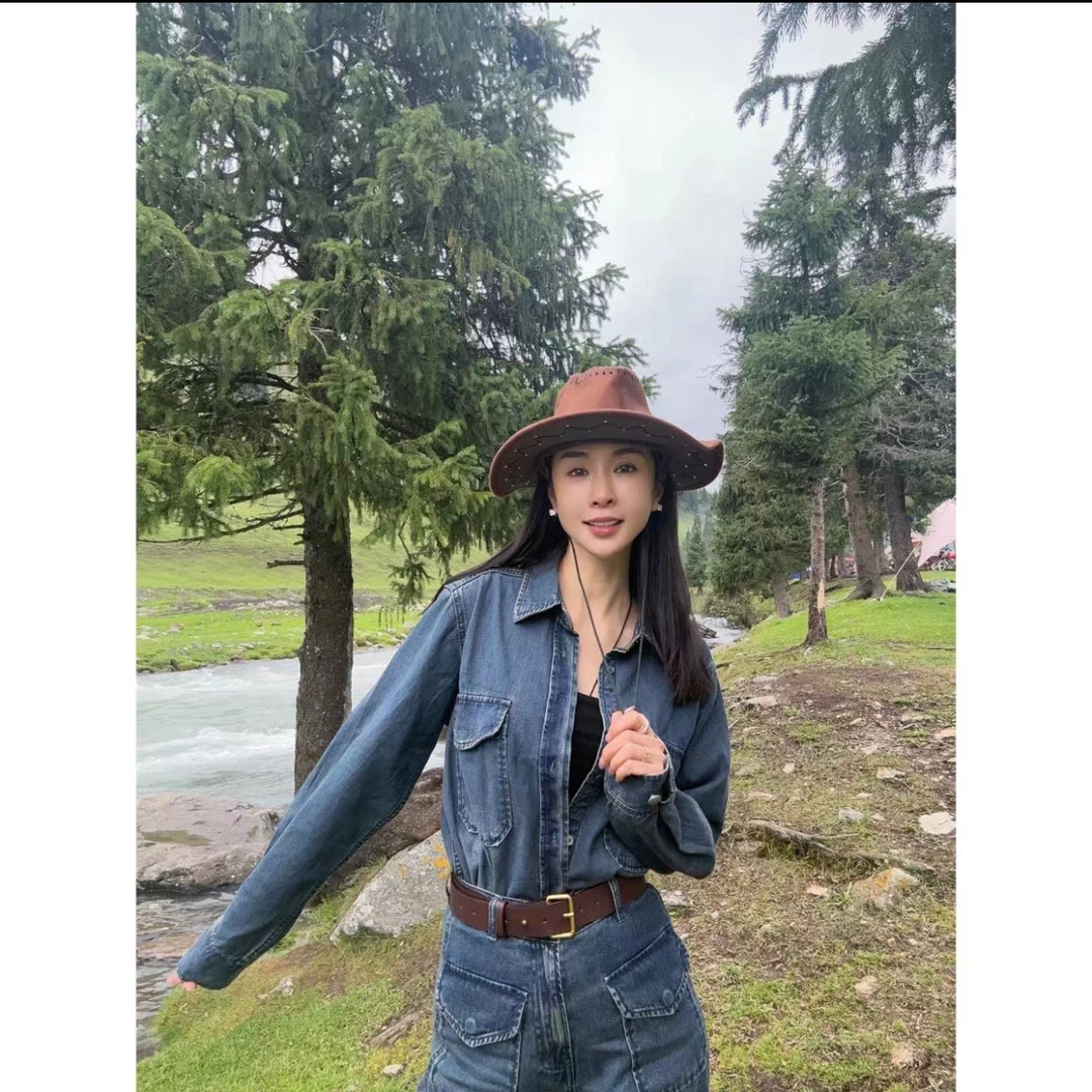 （小雨推荐）2024年早秋款百搭休闲气质牛仔套装