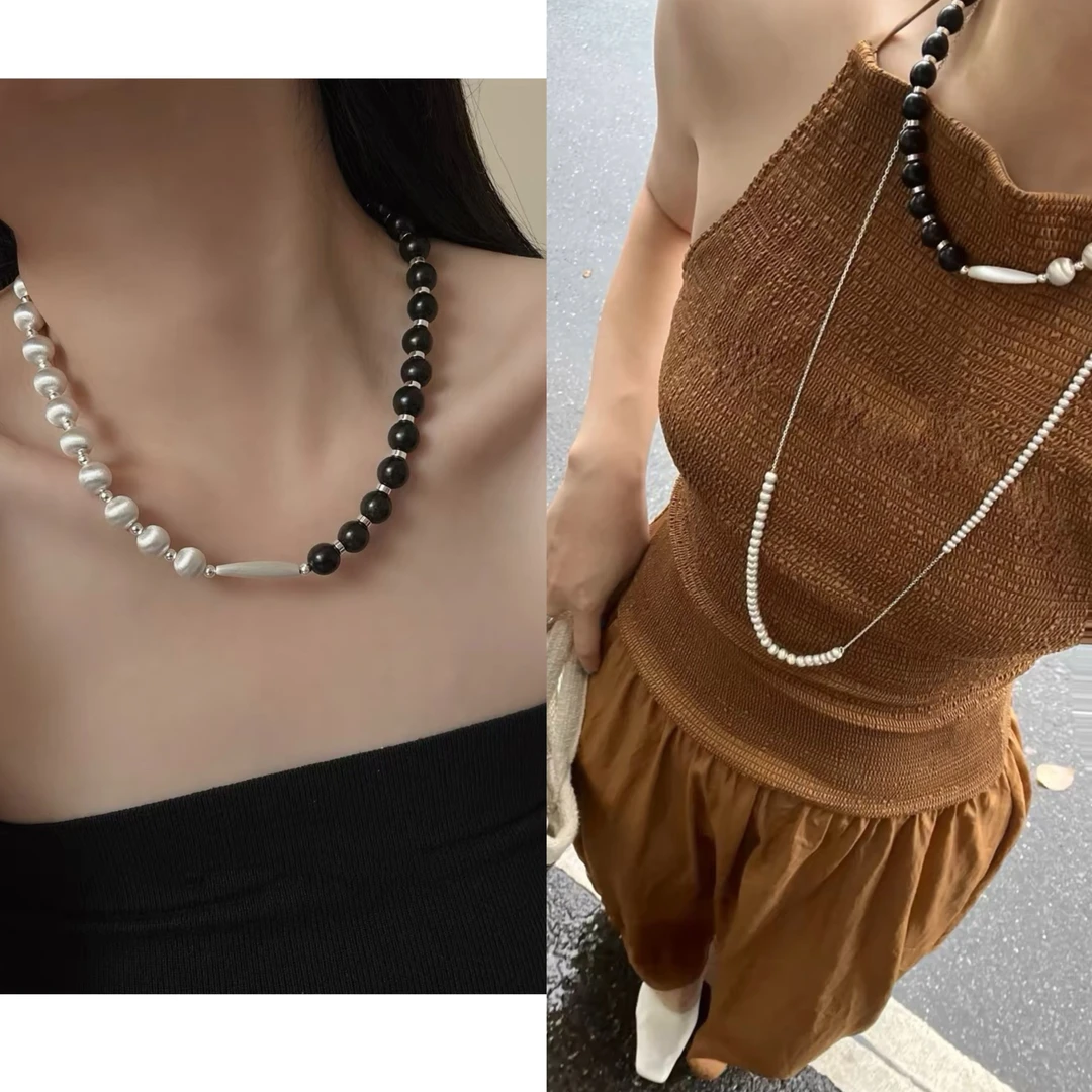 非金属仿珍珠项链 （小雨推荐）2024年新款设计师潮牌时尚女神项链