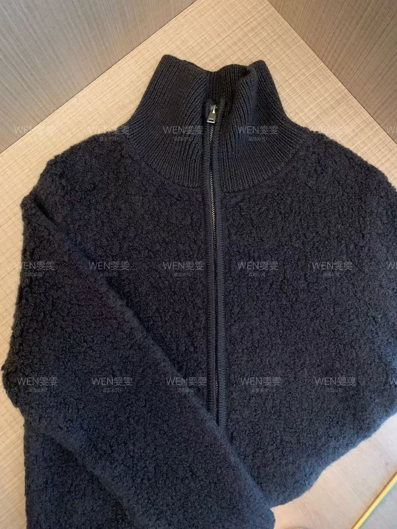 【WEN轻奢】2024秋冬新款休闲百搭高领拉链长袖外套WWW0326