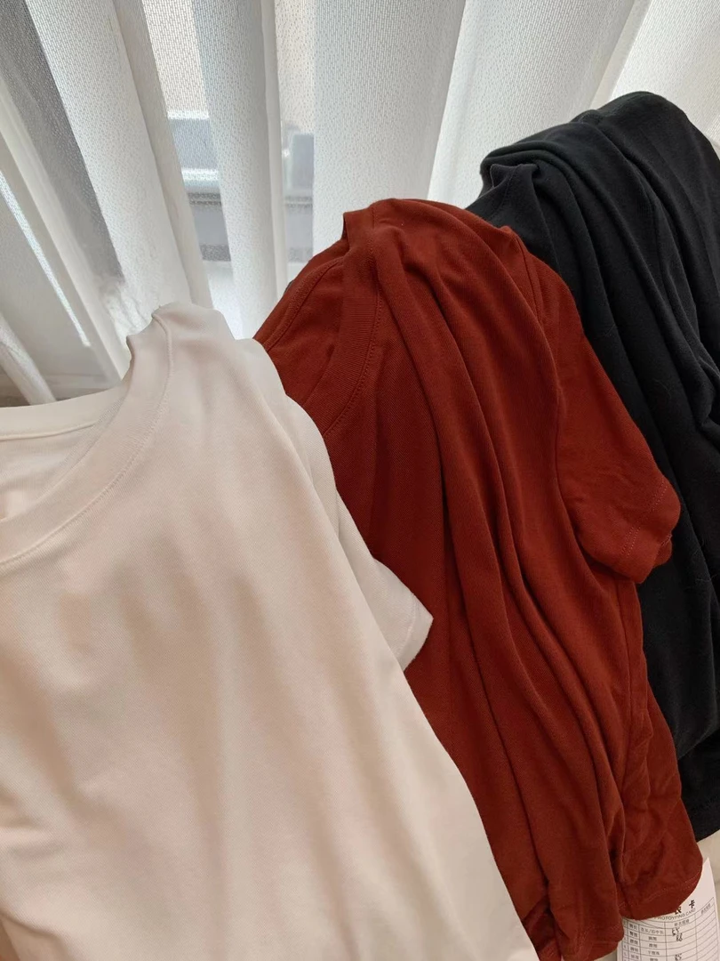 WEN 面膜T 宽松纯色休闲百搭短T恤WWT0059