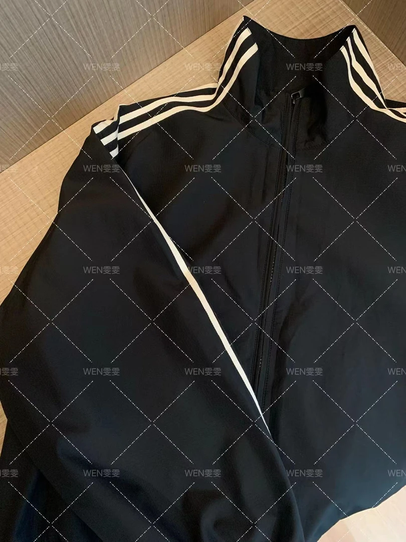 WEN 自制绒面内里三条夹克休闲百搭宽松外套WWW0307