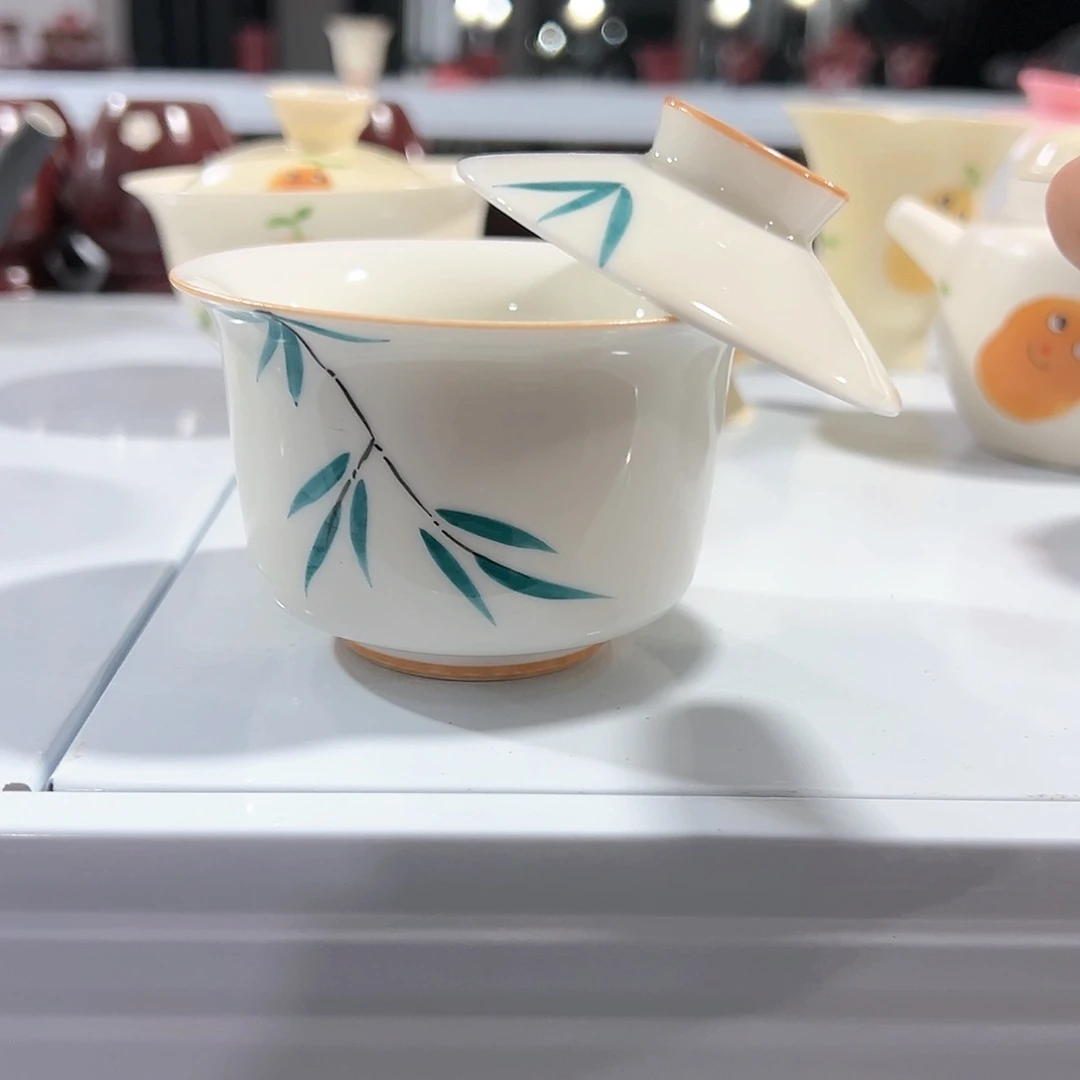 壶高温陶瓷茶壶茶杯盖碗