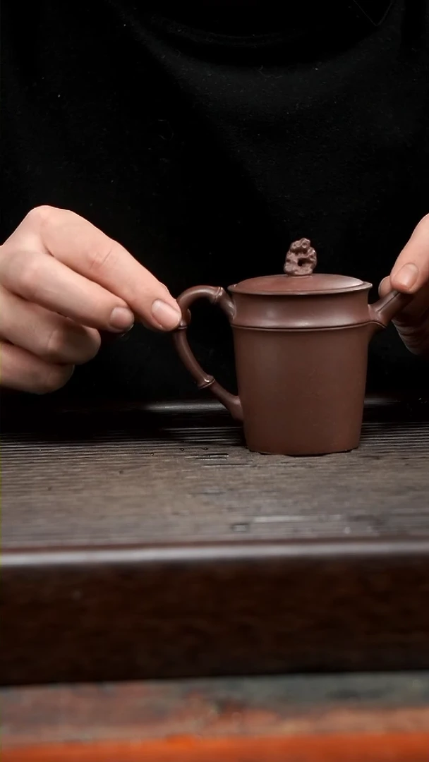 【闪购商品】紫砂茶壶竹节紫泥