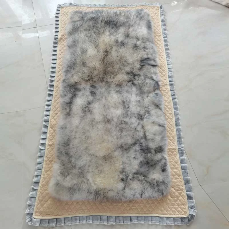 单人皮毛一体整皮羊毛褥子毯子床垫学生宿舍沙发垫孩子老人床垫子