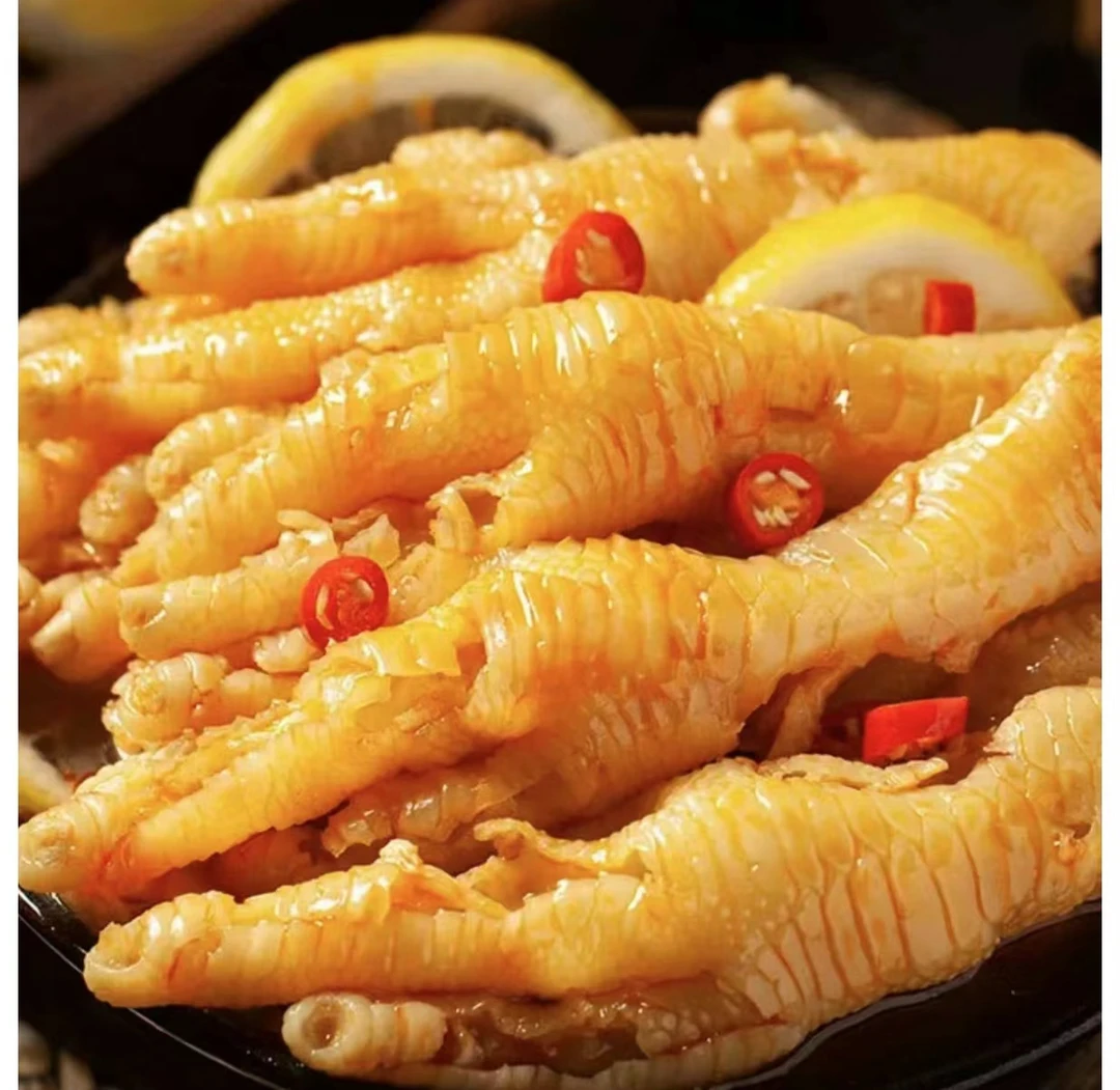 【去骨鸡爪1000g /罐*2】酸辣柠檬去骨凤爪鸡爪Q弹冷吃即食休闲零食