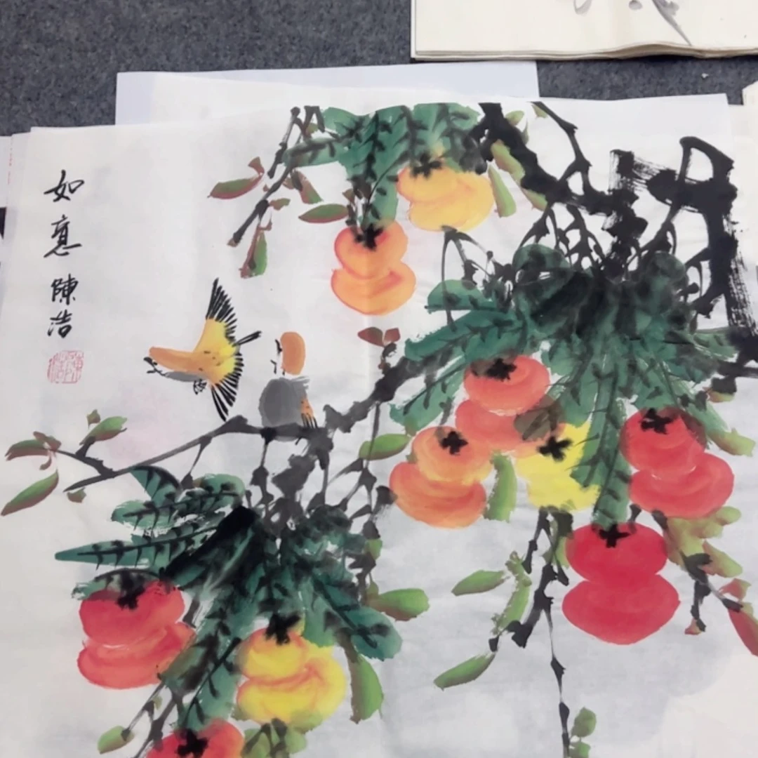 【闪购商品】书法柿子