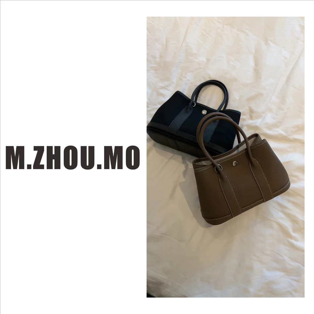 M.ZHOU.MO 花园包 手拎包包配有长肩带