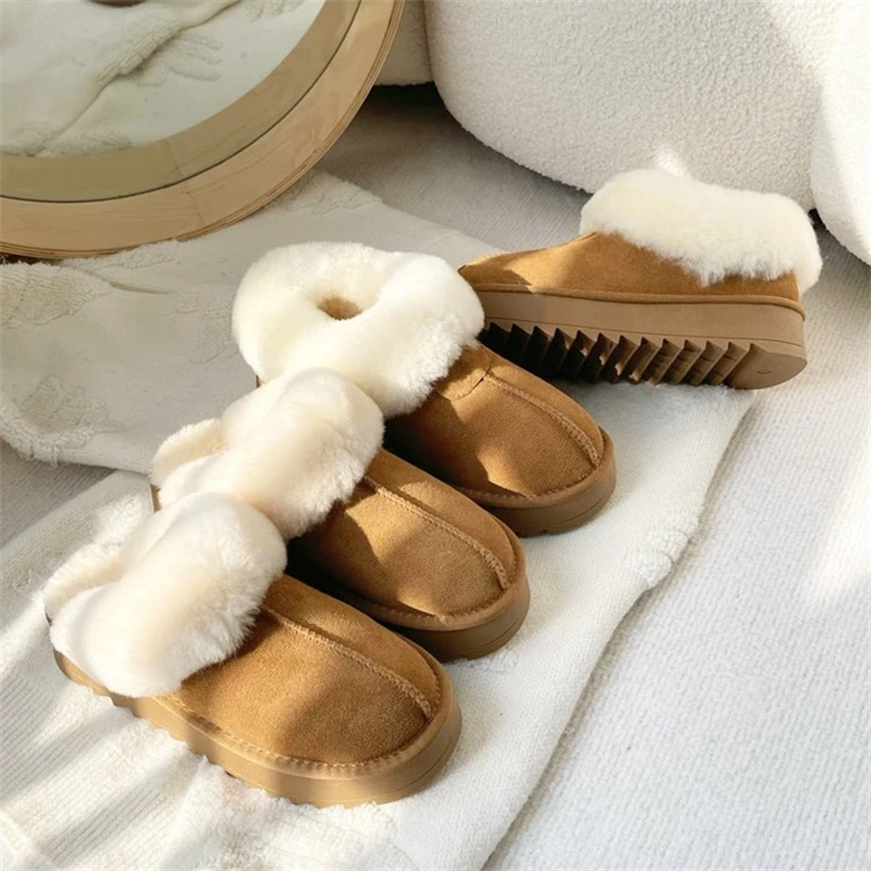 XGXC雪地靴加绒保暖棉鞋包头半拖外穿 XG8097/XG8096 HH