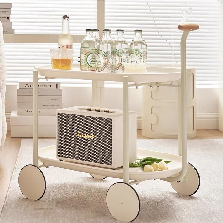 北欧沙发边几创意网红简约现代ins收纳推车可移动客厅小户型茶几