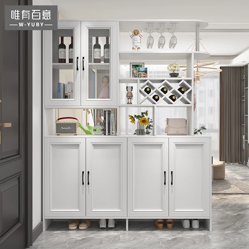 最旺入门玄关柜客厅家用屏风隔断简约门厅鞋柜酒架多功能轻奢储物