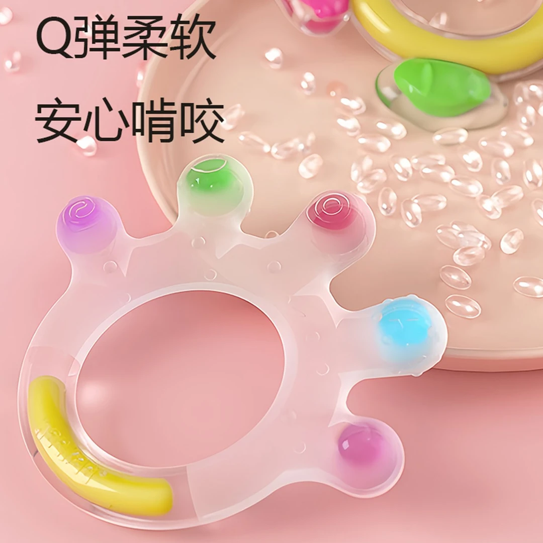 婴儿磨牙棒咬咬牙胶可水煮防吃手神器宝宝安抚牙胶口欲期防吃手