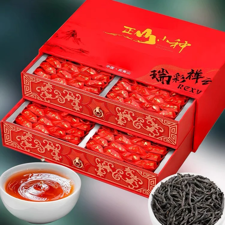 送礼红茶正山小种茶叶680g礼盒装上档次武夷山送爸爸妈妈长辈同事