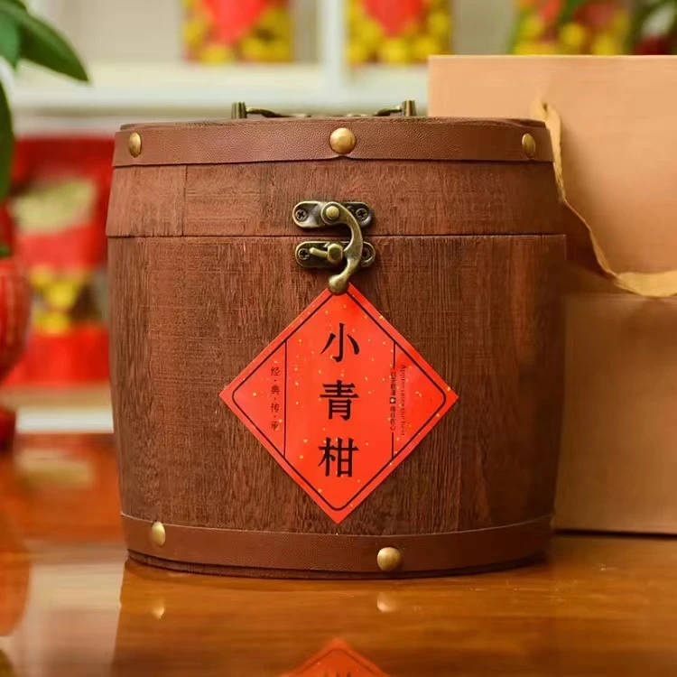 小青柑普洱茶云南熟茶叶陈皮柑普茶新会青皮橘桔普茶罐装送礼