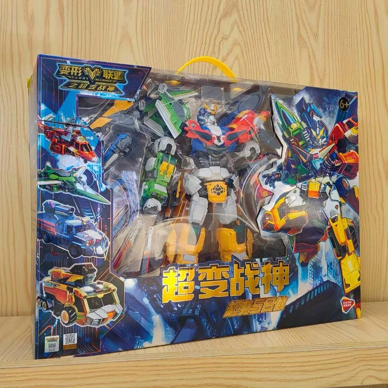 变形联盟系列-超变战神（5合一）660818生日儿童玩具圣诞礼物