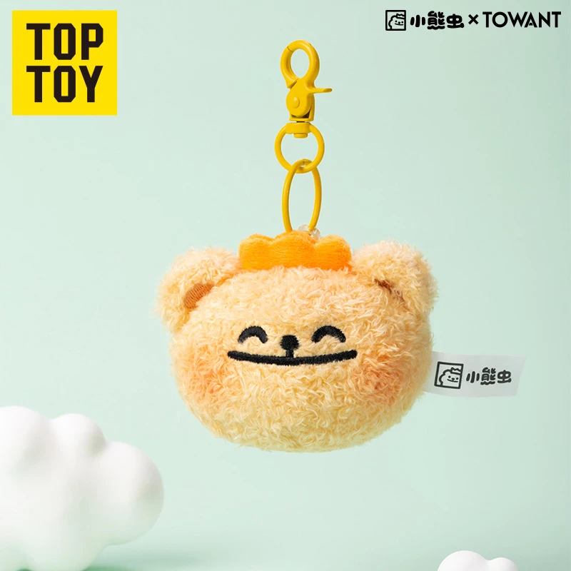 TOPTOY小熊虫毛绒解压捏捏球神金款生日礼物儿童玩具