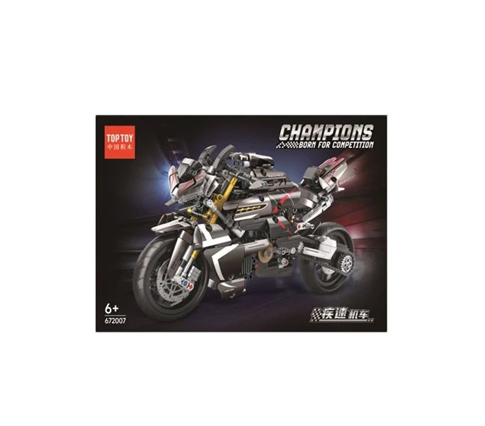 TOPTOY高能机械-疾速机车672007-黑礼物儿童玩具汽车生日礼物