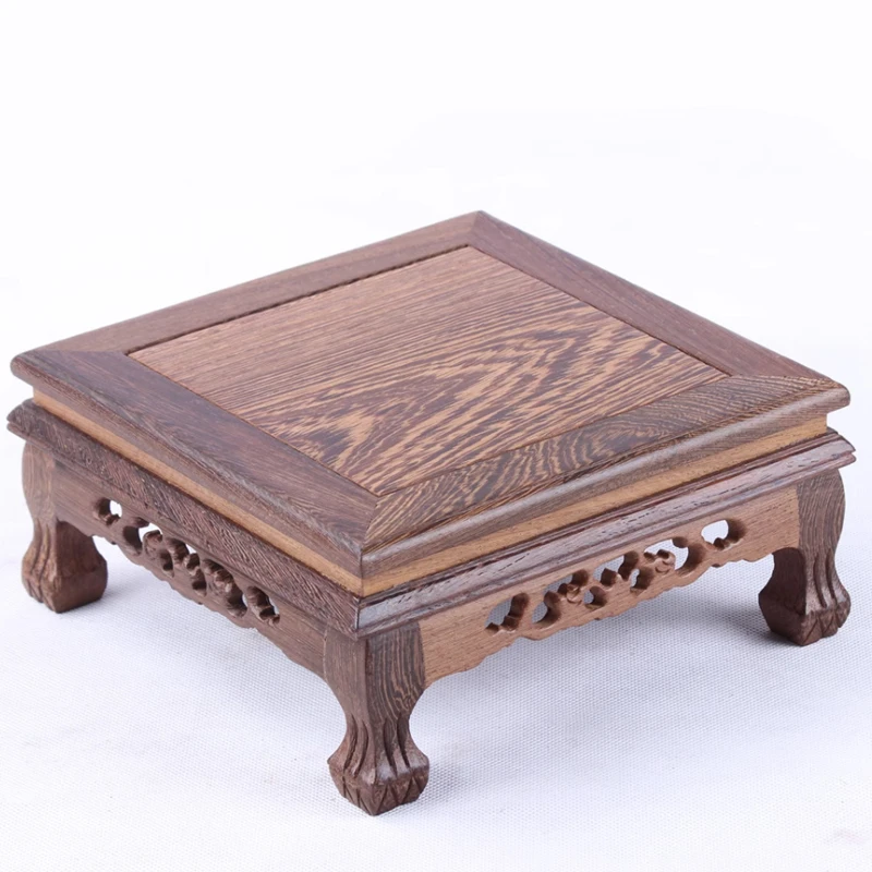 正方虎脚3号23x23  桌面书房底座摆件