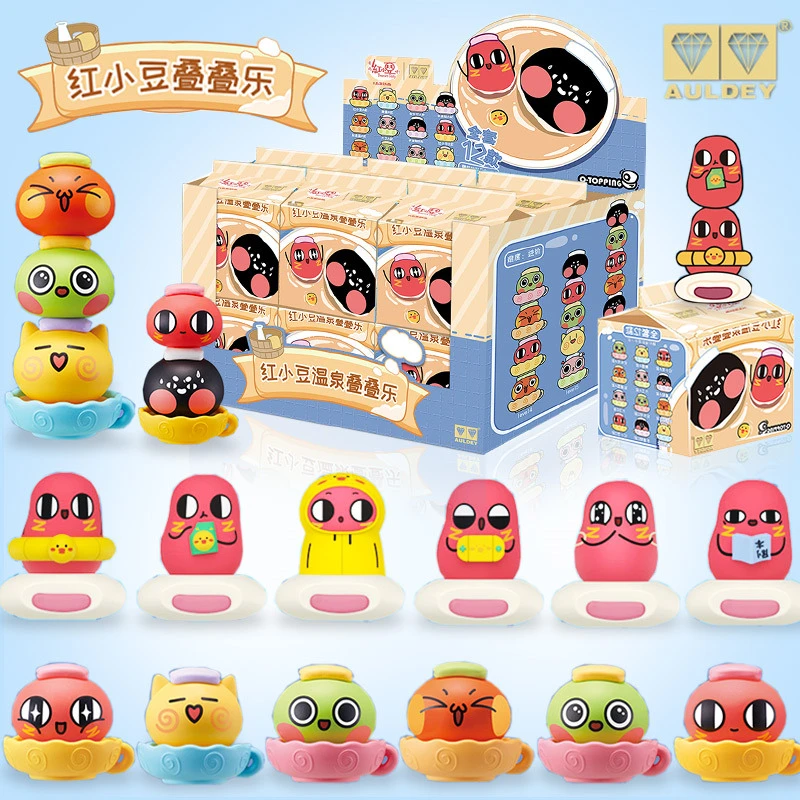 正版请吃红小豆吧盲盒手办公仔周边玩具摆件蛋仔派对新款女孩礼物