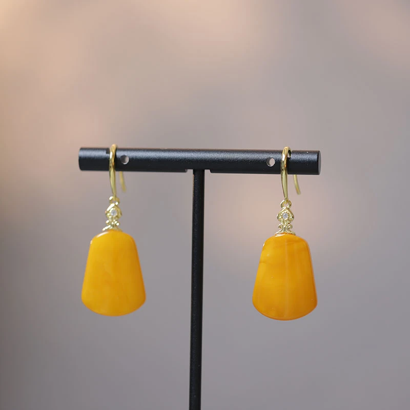 老蜡耳环#JBA3621805