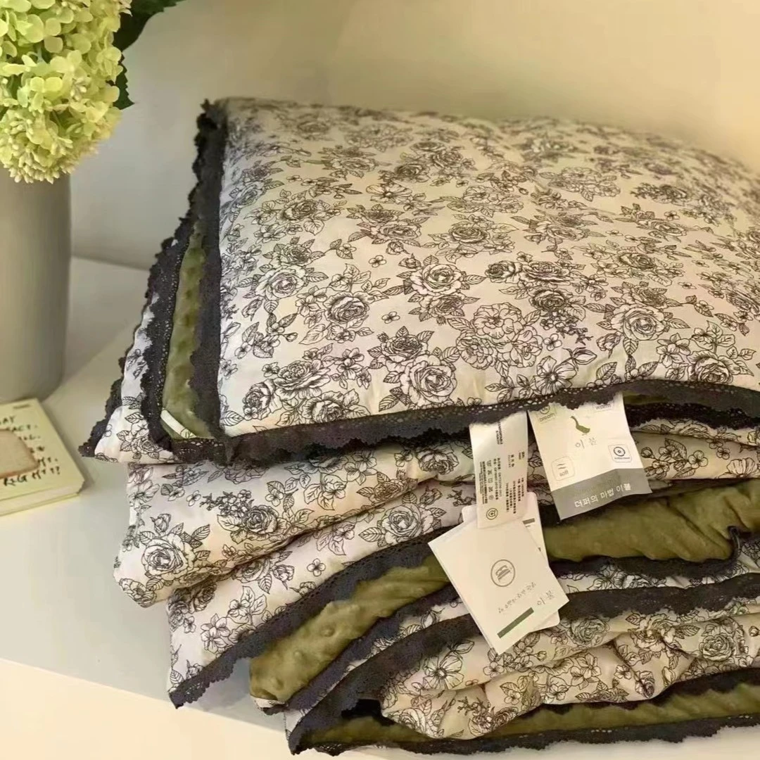 小荷叶边--豆豆被双人--200*230 ---莉莉安