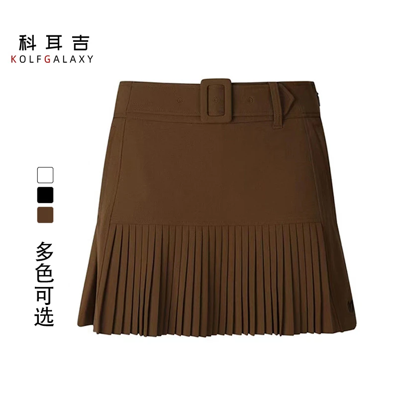 科耳吉高尔夫夏季裙子半身裙百褶裙四季款女装网球裙户外运动短裙